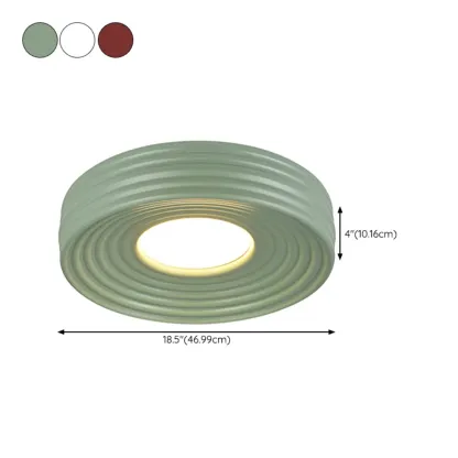 Small Modern Warm Flush Mount Ceiling Light for Indoor Use #size