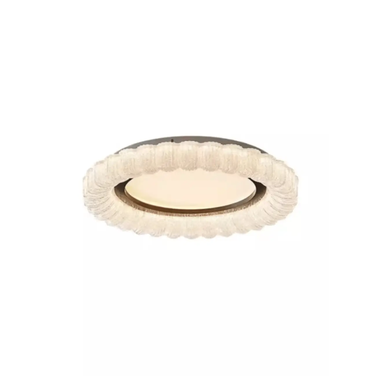 Dimmable Circular LED Flush Ceiling Light for Living Room Image - 11 | homeyfad