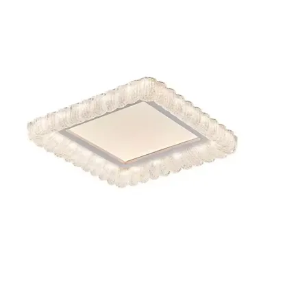 Dimmable Circular LED Flush Ceiling Light for Living Room Image - 14