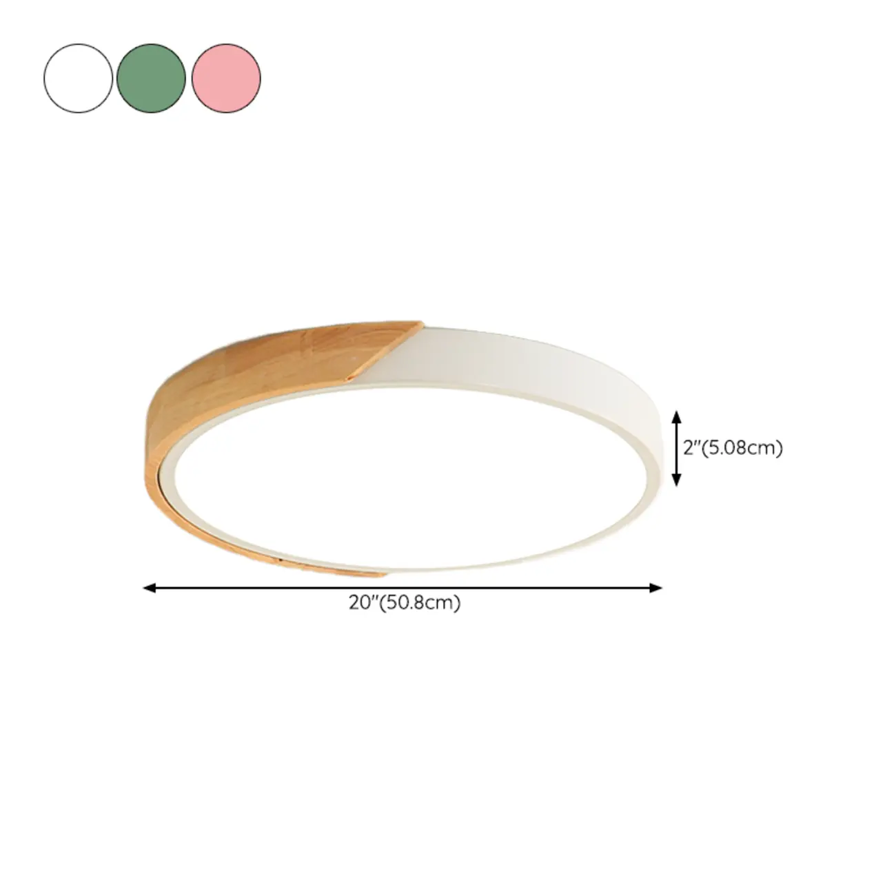 2"Modern Circular Flush Ceiling Light for Residential Use  Image - 17 | homeyfad