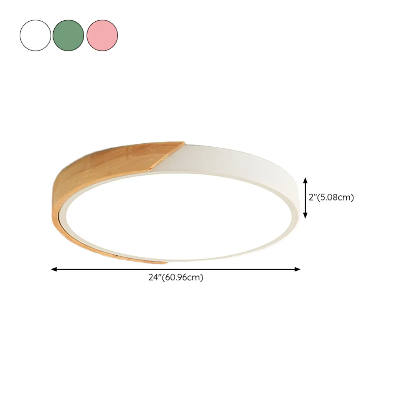 2"Modern Circular Flush Ceiling Light for Residential Use  Image - 18 | homeyfad