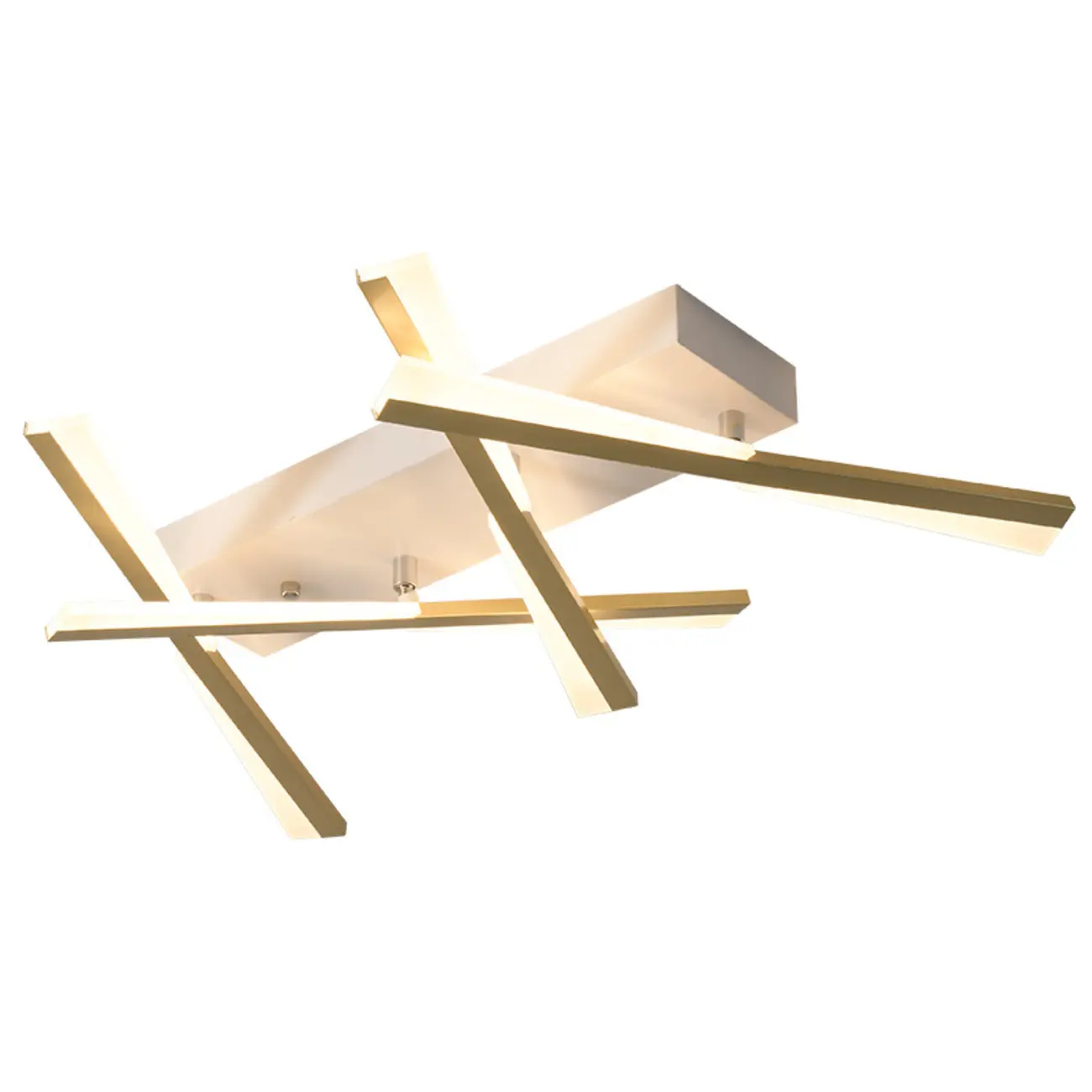 Modern Linear Semi Flush Ceiling Light for Residential Use Image - 5 | homeyfad