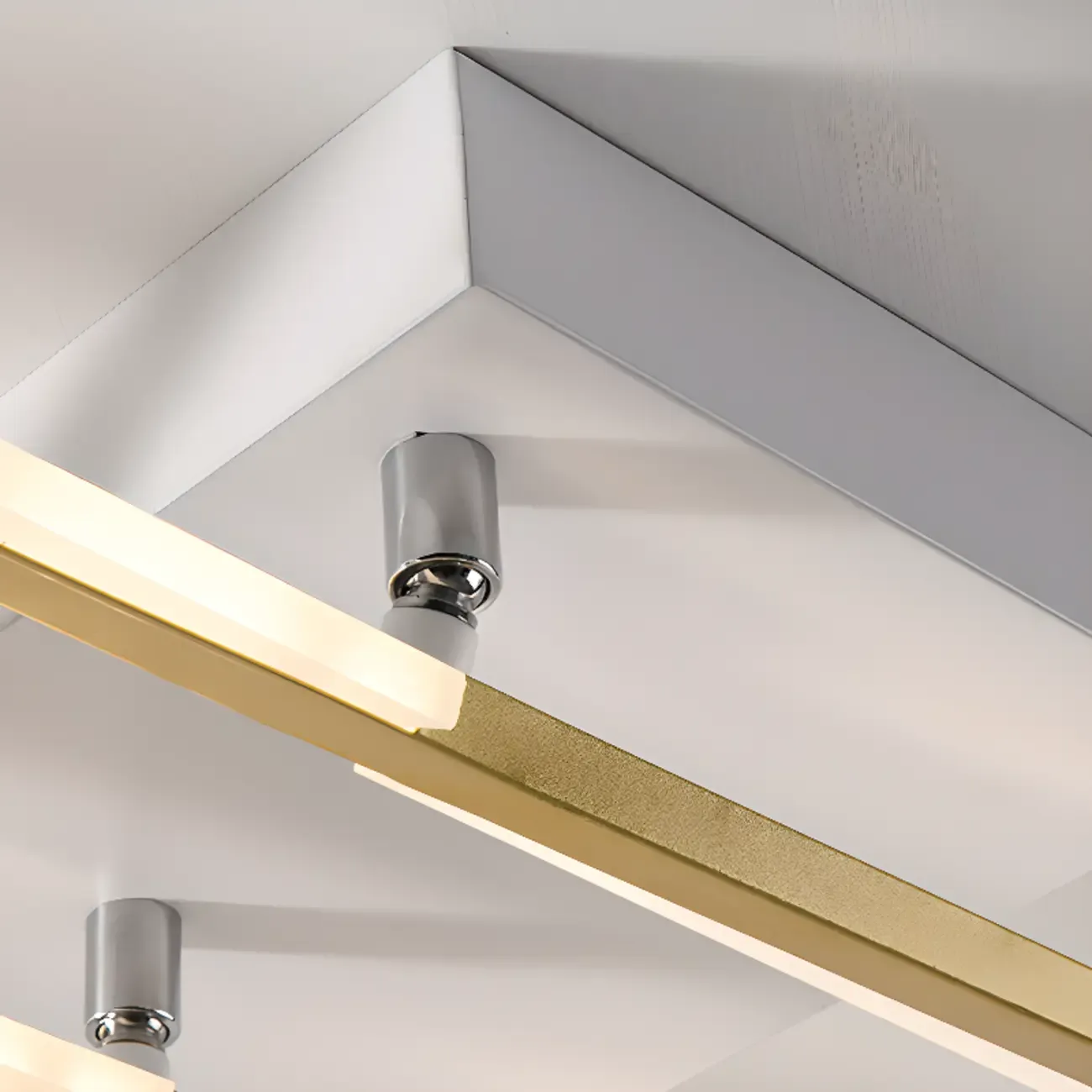 Modern Linear Semi Flush Ceiling Light for Residential Use Image - 7