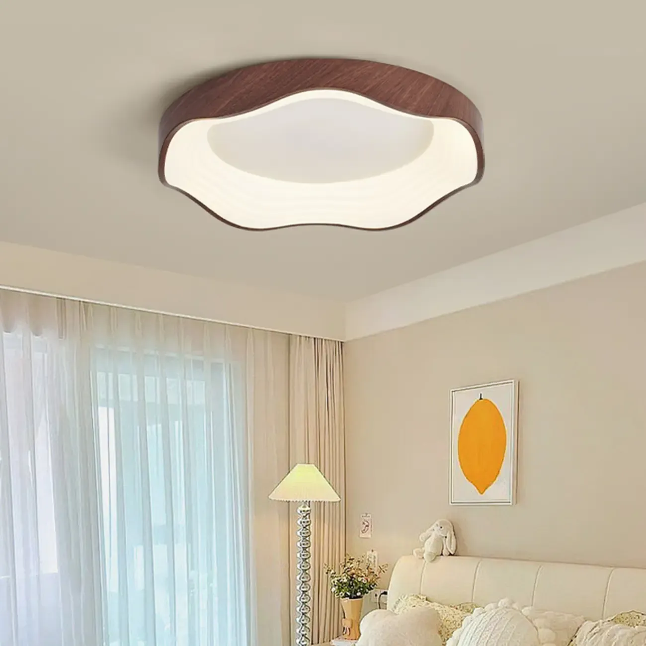 Cloud Shaped Flush Mount Ceiling Light for Living Room Use Image - 1