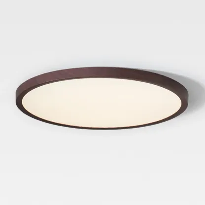 Modern Circular Flush Mount LED Ceiling Light for Bedroom Image - 7