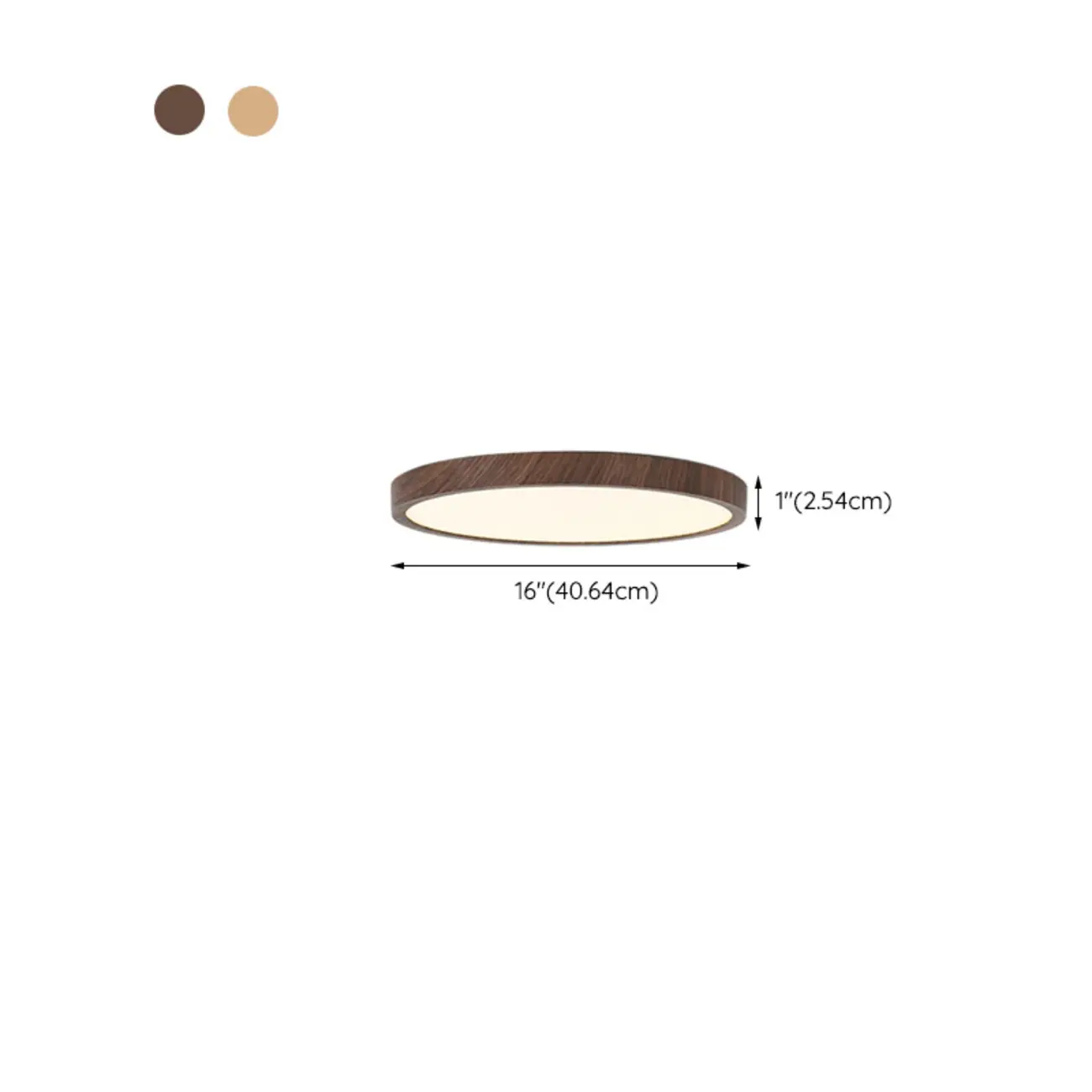 Modern Circular Flush Mount LED Ceiling Light for Bedroom Image - 15 | homeyfad