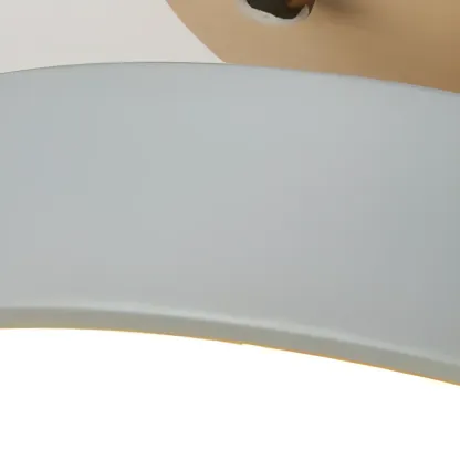 Drum LED Semi-Flush Mount Ceiling Light for Living Room Image - 13