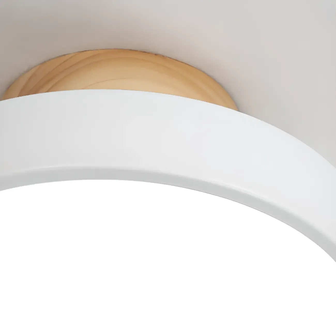 Drum LED Semi-Flush Mount Ceiling Light for Living Room Image - 15