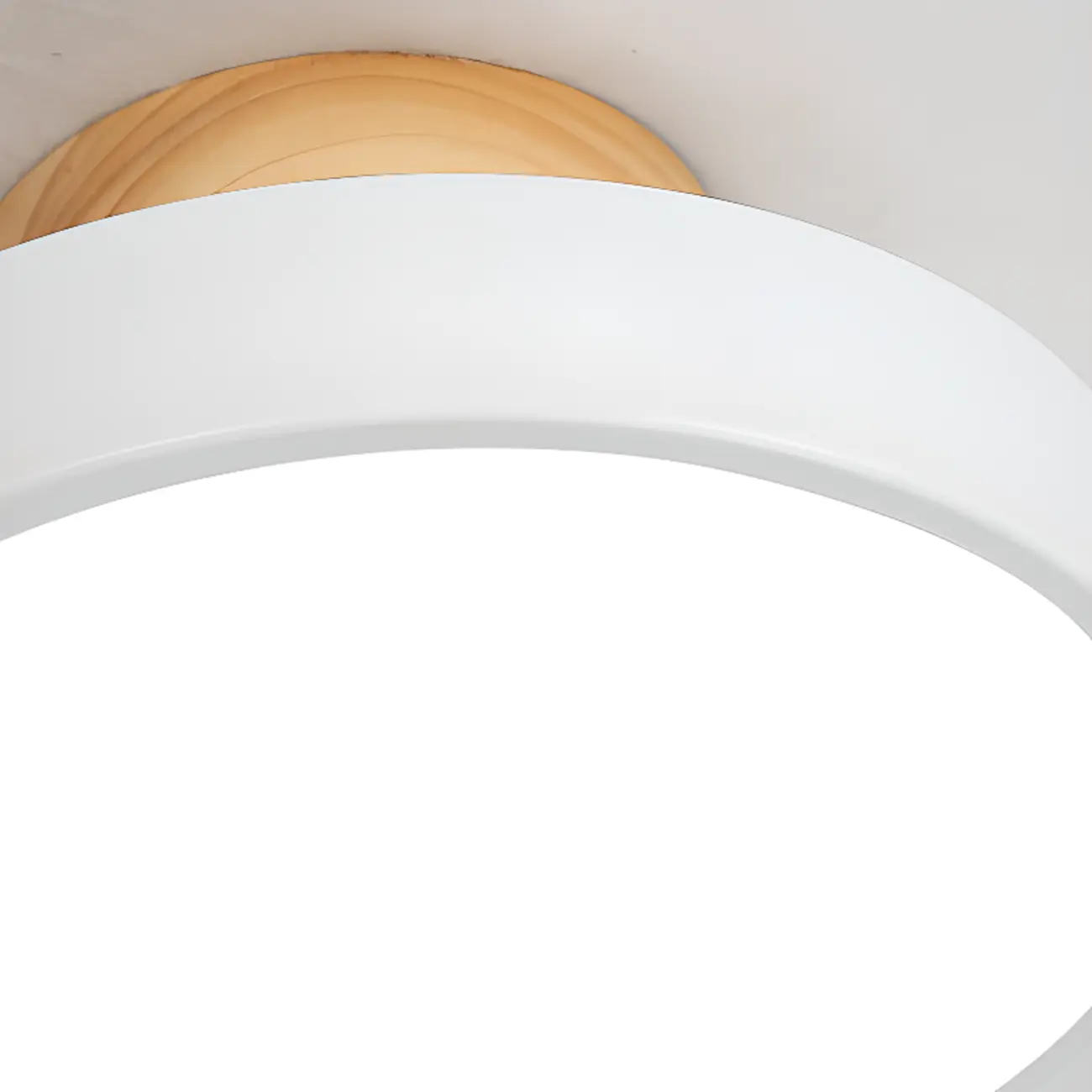 Drum LED Semi-Flush Mount Ceiling Light for Living Room Image - 17 | homeyfad