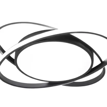 Geometric Acrylic Flush Ceiling Light for Residential Living Image - 8