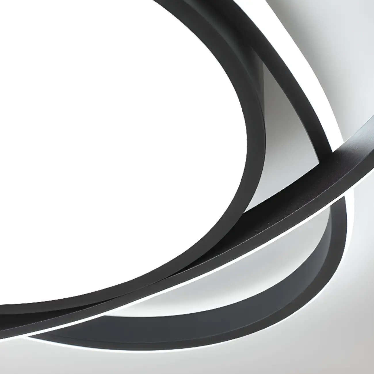 Geometric Acrylic Flush Ceiling Light for Residential Living Image - 10