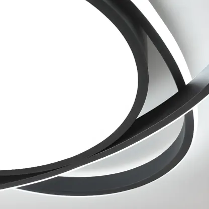 Geometric Acrylic Flush Ceiling Light for Residential Living Image - 10