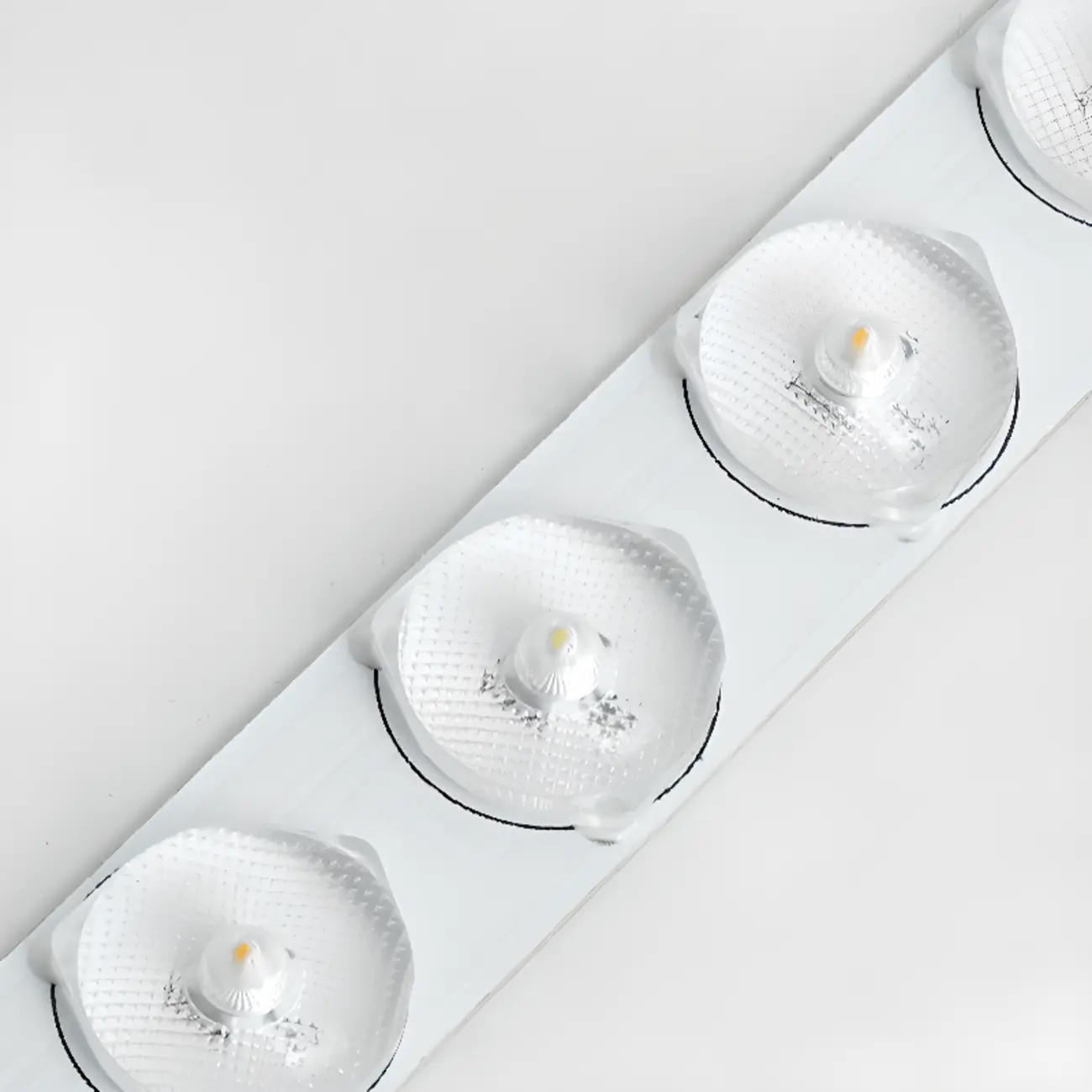 Geometric Acrylic Flush Ceiling Light for Residential Living Image - 11 | homeyfad