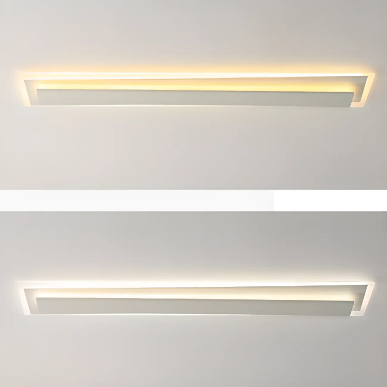 2-Light Geometric Flush Mount Ceiling Light for Living Room Image - 6 | homeyfad