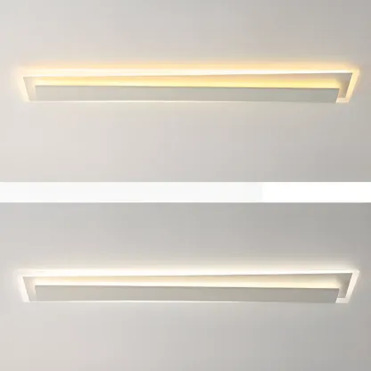 2-Light Geometric Flush Mount Ceiling Light for Living Room Image - 6