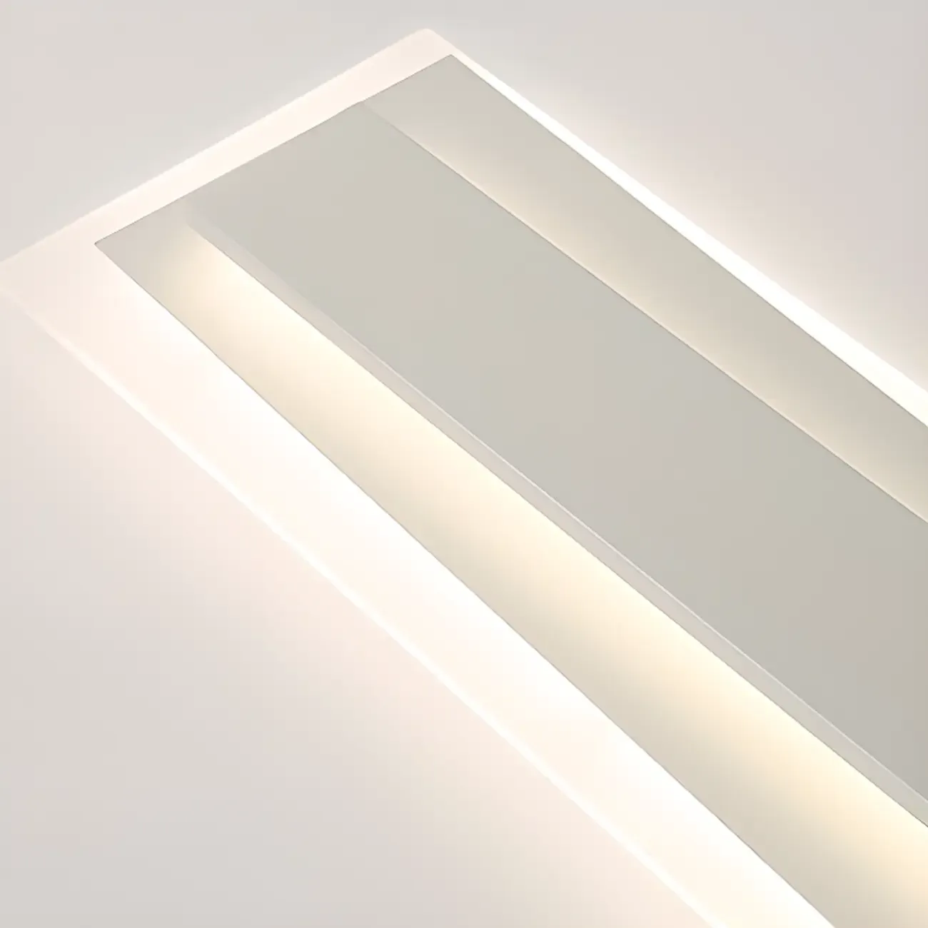 2-Light Geometric Flush Mount Ceiling Light for Living Room Image - 9