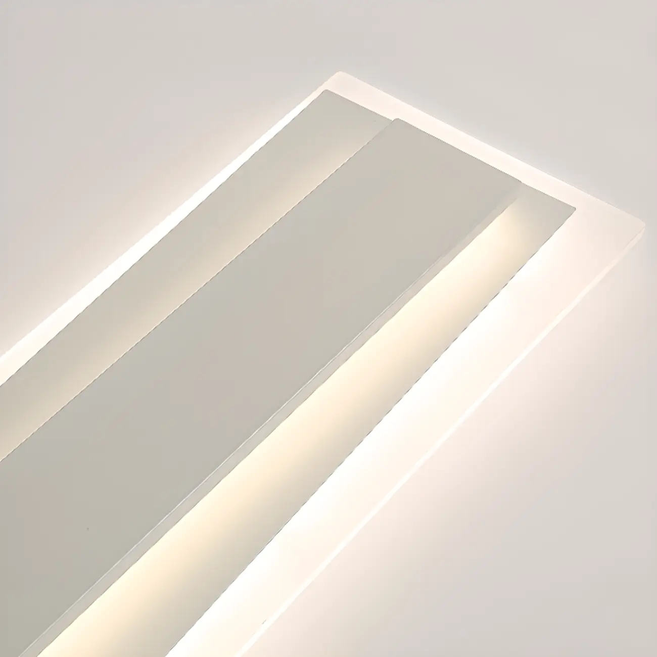 2-Light Geometric Flush Mount Ceiling Light for Living Room Image - 10 | homeyfad