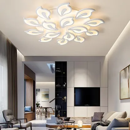 Elegant Flush Mount LED Ceiling Light for Indoor Use Image - 3