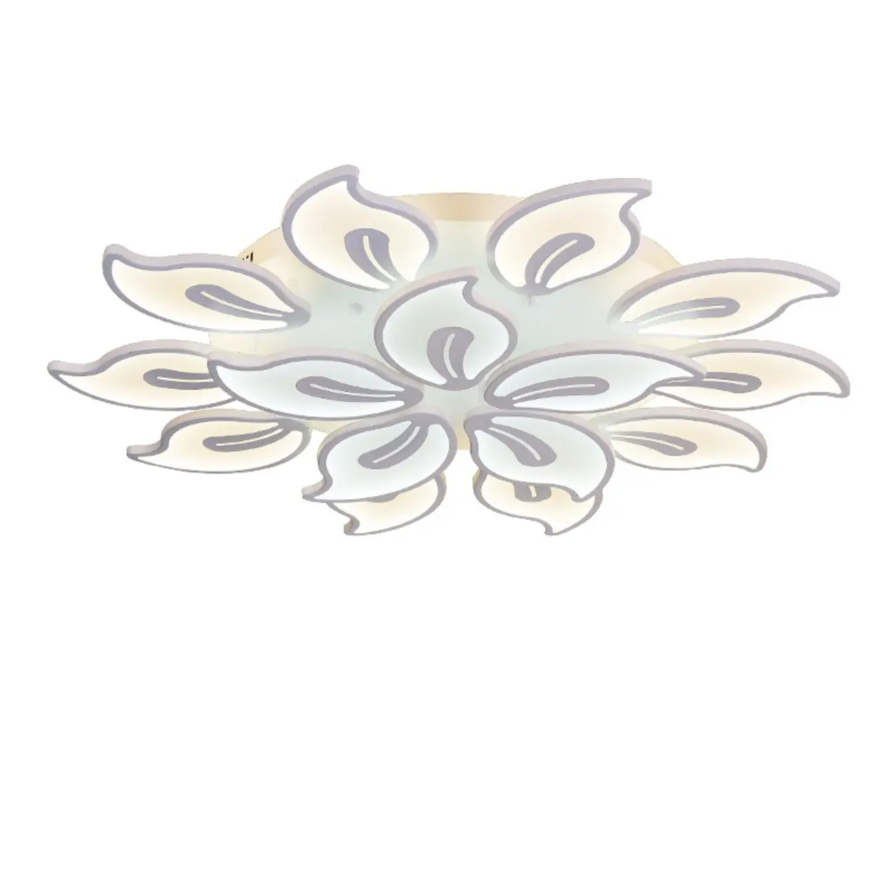 Elegant Flush Mount LED Ceiling Light for Indoor Use Image - 5 | homeyfad