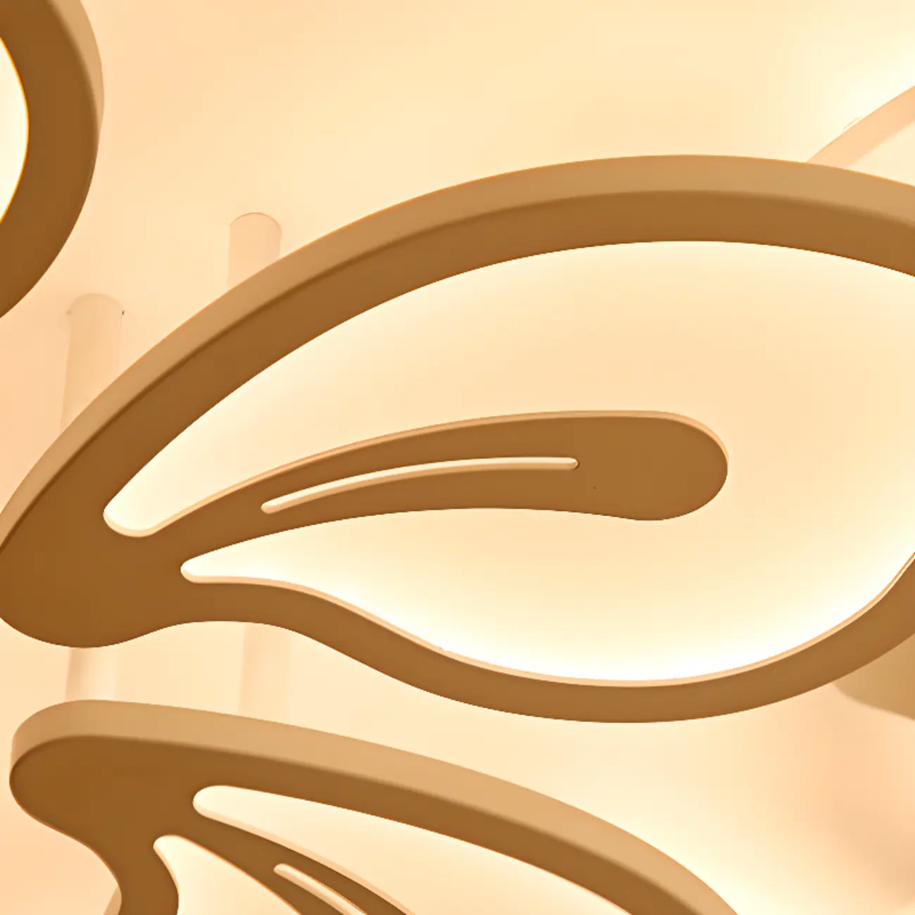 Elegant Flush Mount LED Ceiling Light for Indoor Use Image - 7 | homeyfad