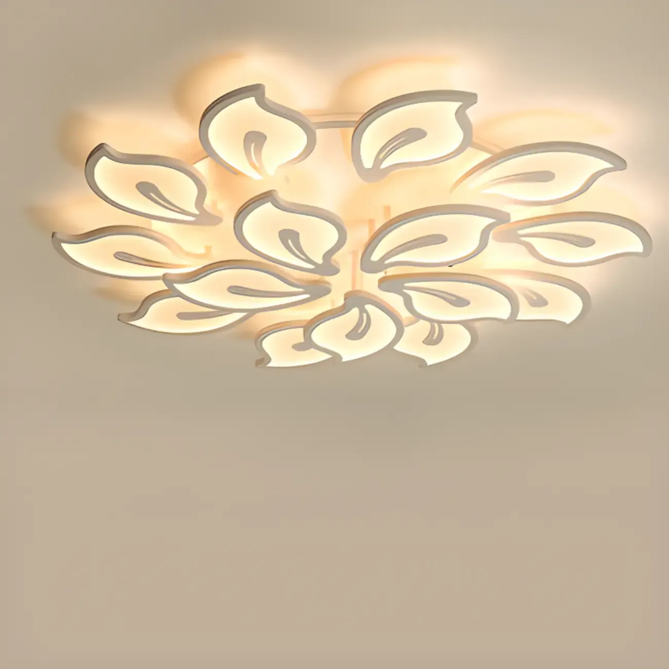 Elegant Flush Mount LED Ceiling Light for Indoor Use Image - 11