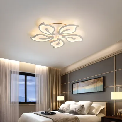 Elegant Flush Mount LED Ceiling Light for Indoor Use Image - 13