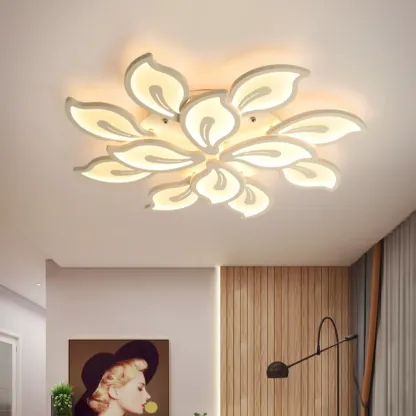 Elegant Flush Mount LED Ceiling Light for Indoor Use Image - 15