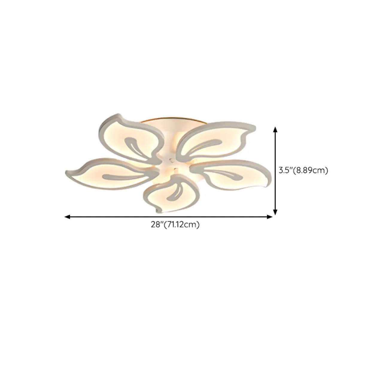 Elegant Flush Mount LED Ceiling Light for Indoor Use Image - 17 | homeyfad