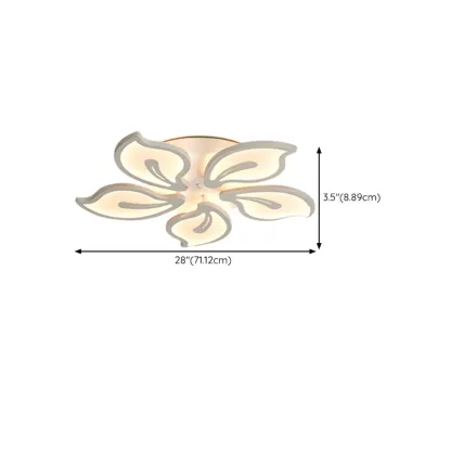 Elegant Flush Mount LED Ceiling Light for Indoor Use Image - 17