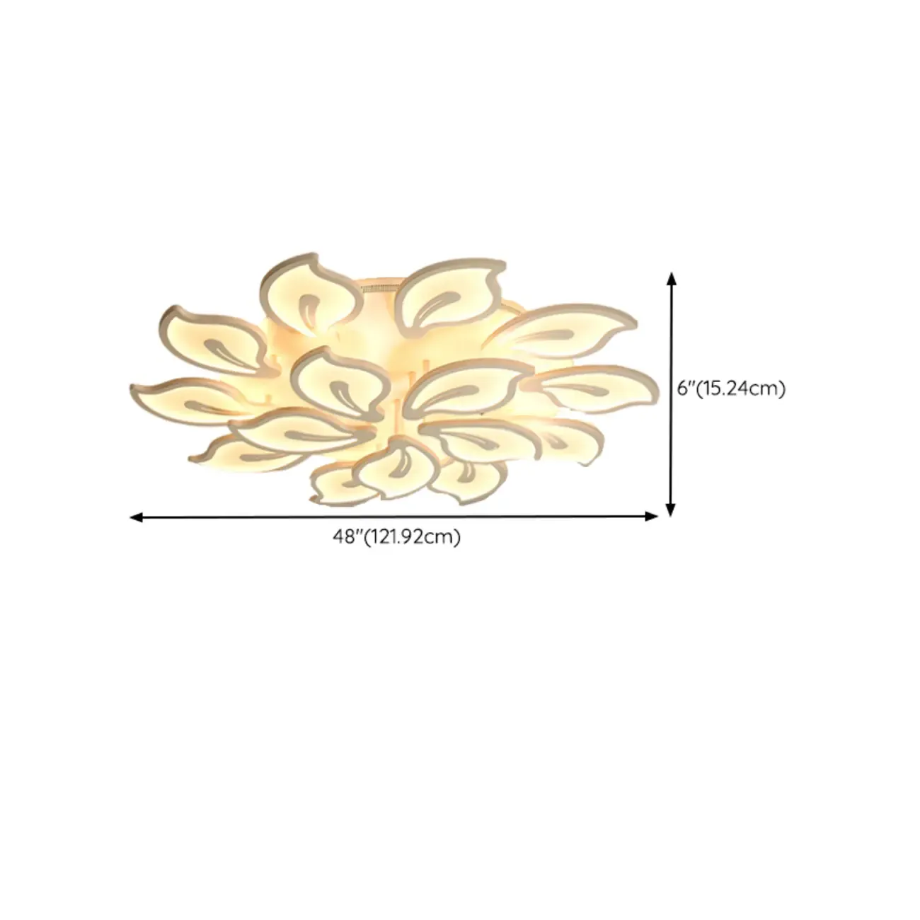 Elegant Flush Mount LED Ceiling Light for Indoor Use Image - 20