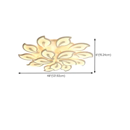 Elegant Flush Mount LED Ceiling Light for Indoor Use Image - 20