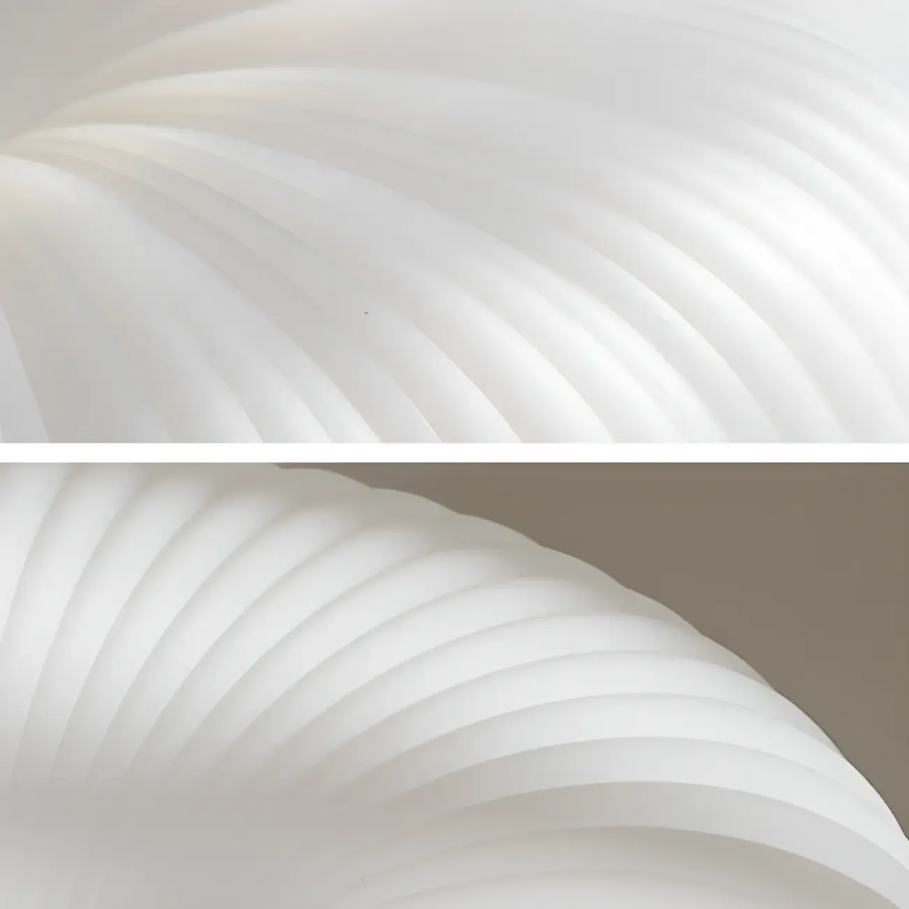 Modern Circle-shaped Flush Ceiling Light With Resin Shade Image - 10