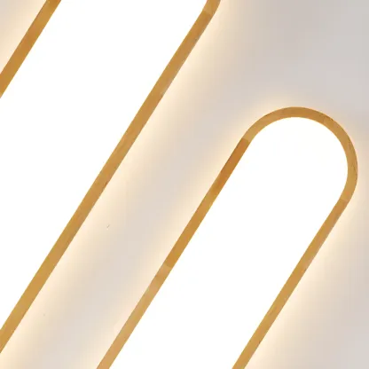 Natural Finish Flush Mount Ceiling Light for Residential Use  Image - 6