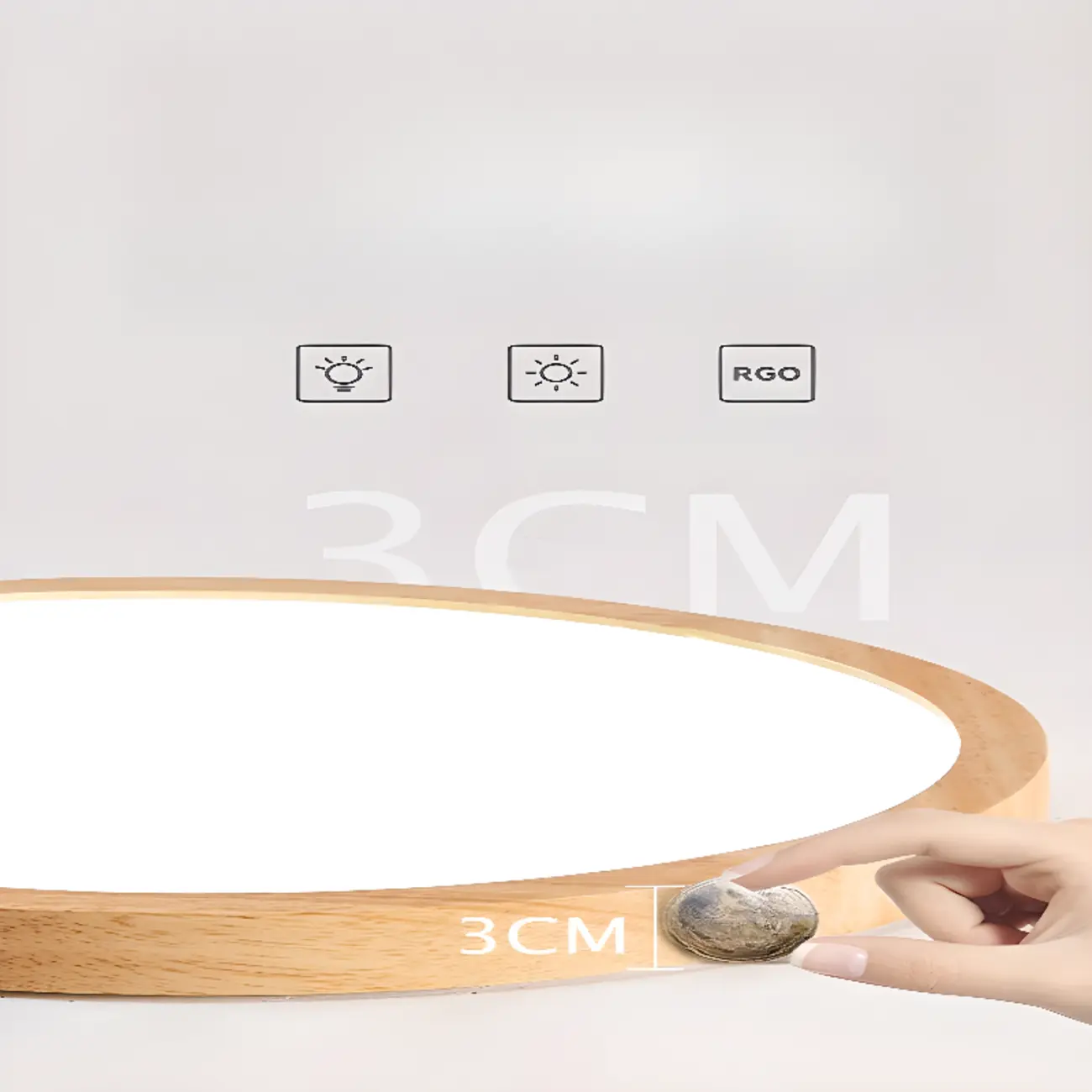 Circular Flush Mount Ceiling Light for Residential Spaces Image - 12 | homeyfad
