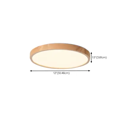 Circular Flush Mount Ceiling Light for Residential Spaces Image - 14
