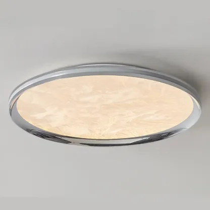 Modern Circular Flush Mount Ceiling Light with Acrylic Shade  Image - 10
