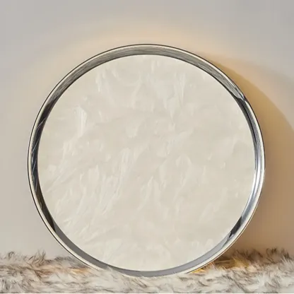 Modern Circular Flush Mount Ceiling Light with Acrylic Shade  Image - 14