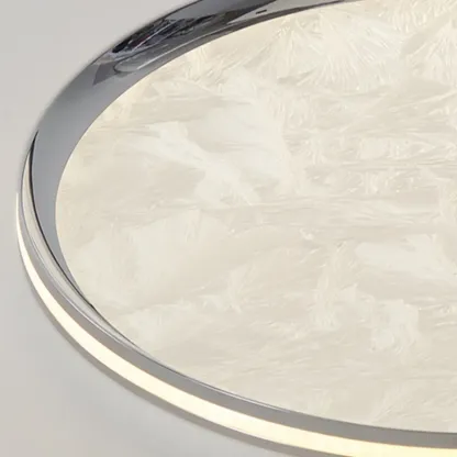 Modern Circular Flush Mount Ceiling Light with Acrylic Shade  Image - 16