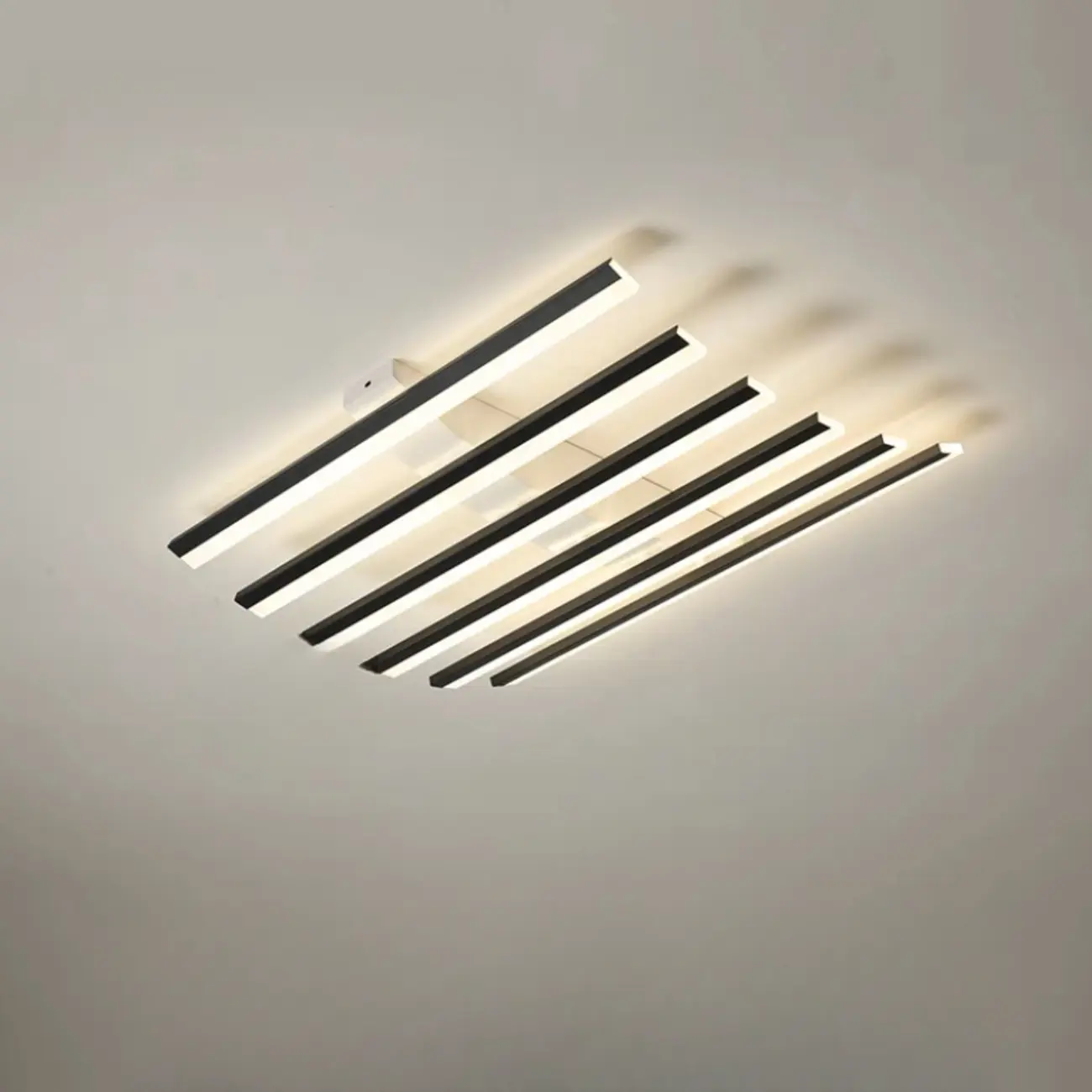 Linear LED Semi Flush Ceiling Light for Residential Use Image - 10 | homeyfad