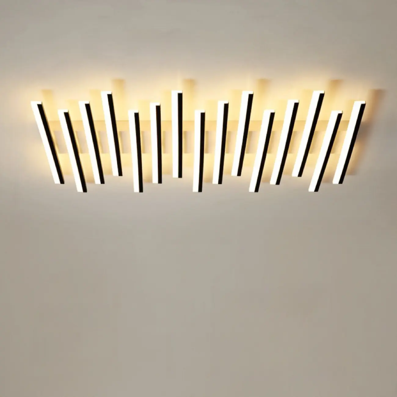 Linear LED Semi Flush Ceiling Light for Residential Use Image - 11 | homeyfad