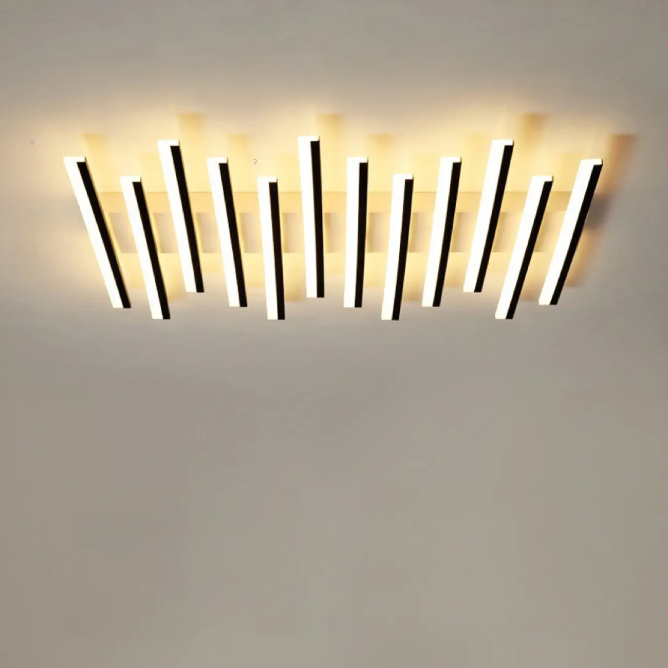 Linear LED Semi Flush Ceiling Light for Residential Use Image - 12 | homeyfad