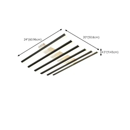 Linear LED Semi Flush Ceiling Light for Residential Use Image - 15