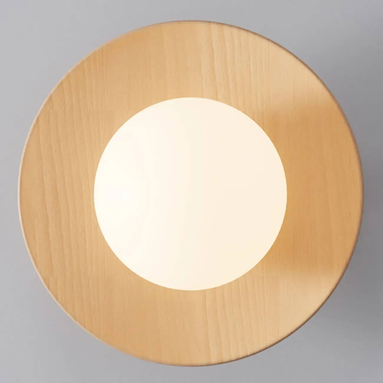 Simple Wooden Semi Flush Ceiling Light for Indoor Use Image - 10
