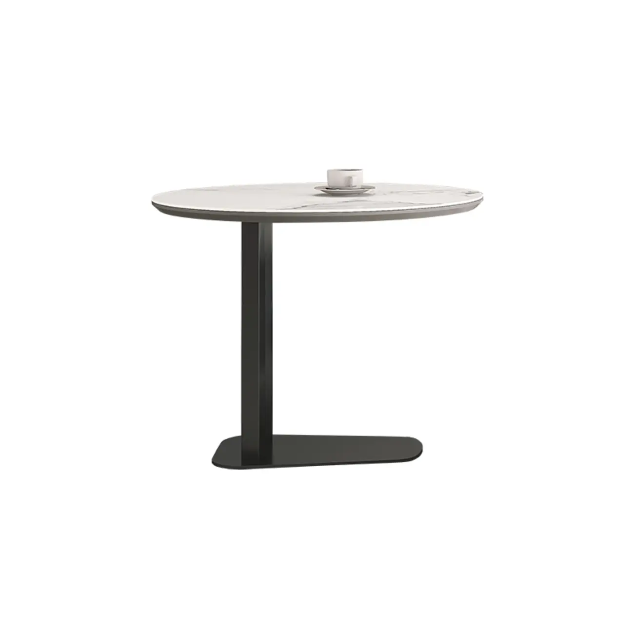 Gray Round Nesting Coffee Table with Storage, Lift Top Image - 7 | homeyfad