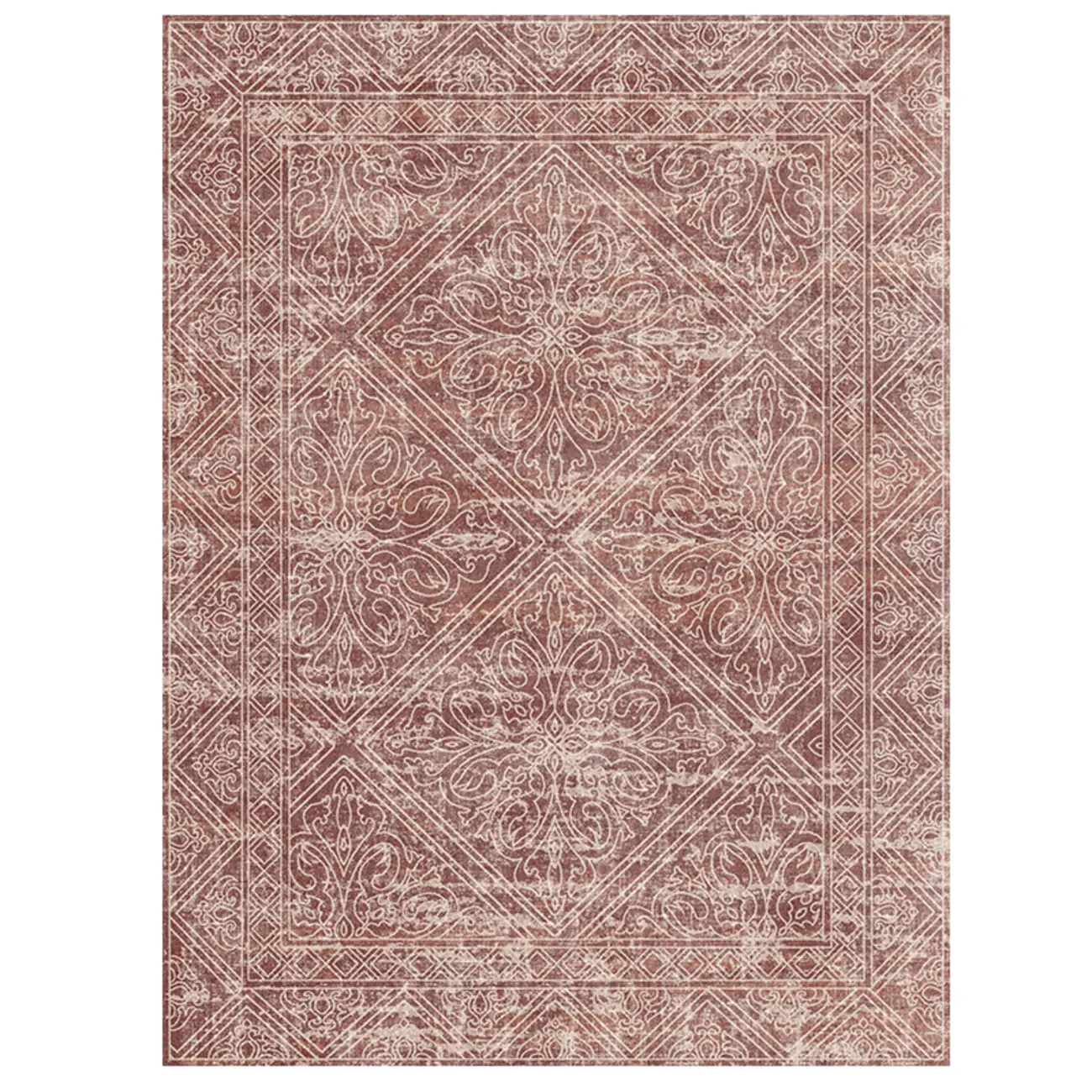 Scandinavian Fine Cotton Velvet Southwestern Rectangle Area Rug Image - 2 | homeyfad