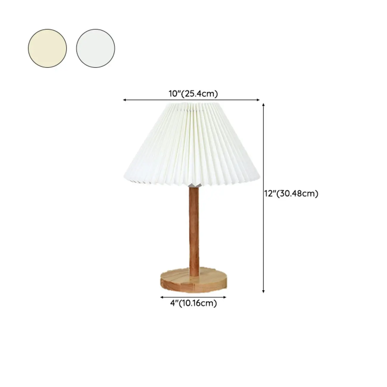 Natural Wood Table Lamp Plug In Electric LED for Bedroom Image - 13 | homeyfad