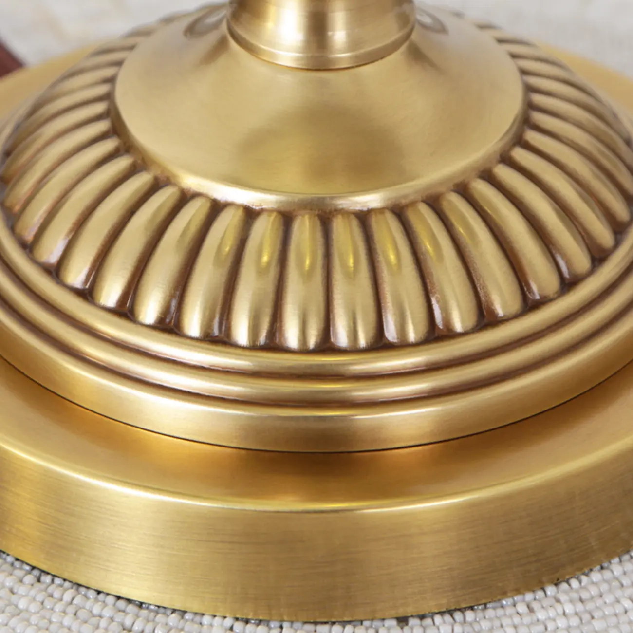 Green Elegant Metal Table Lamp Remote Control for Living Room Image - 9 | homeyfad