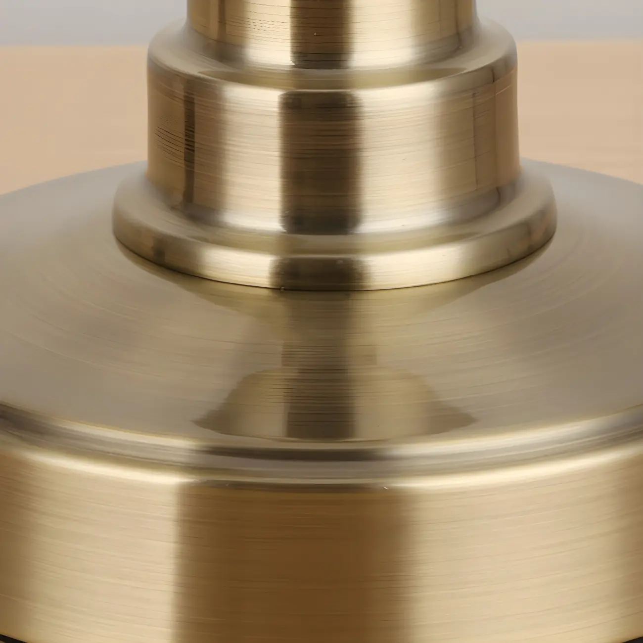 Antique Brass Arc Bowl Shade Table Lamp for Bedroom Image - 8 | homeyfad