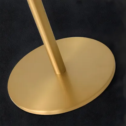 Modern Gold Metal Geometric Glass Table Lamp for Bedroom Image - 7