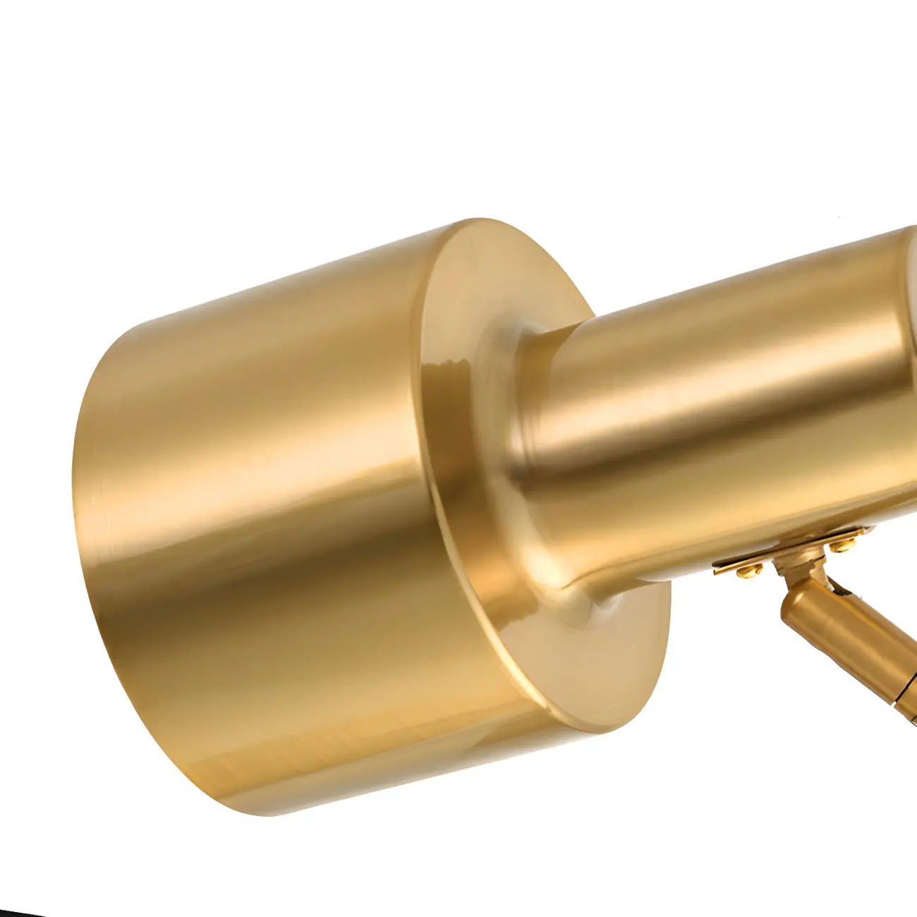 Gold Geometric Table Lamp Plug In Electric for Living Room Image - 4 | homeyfad